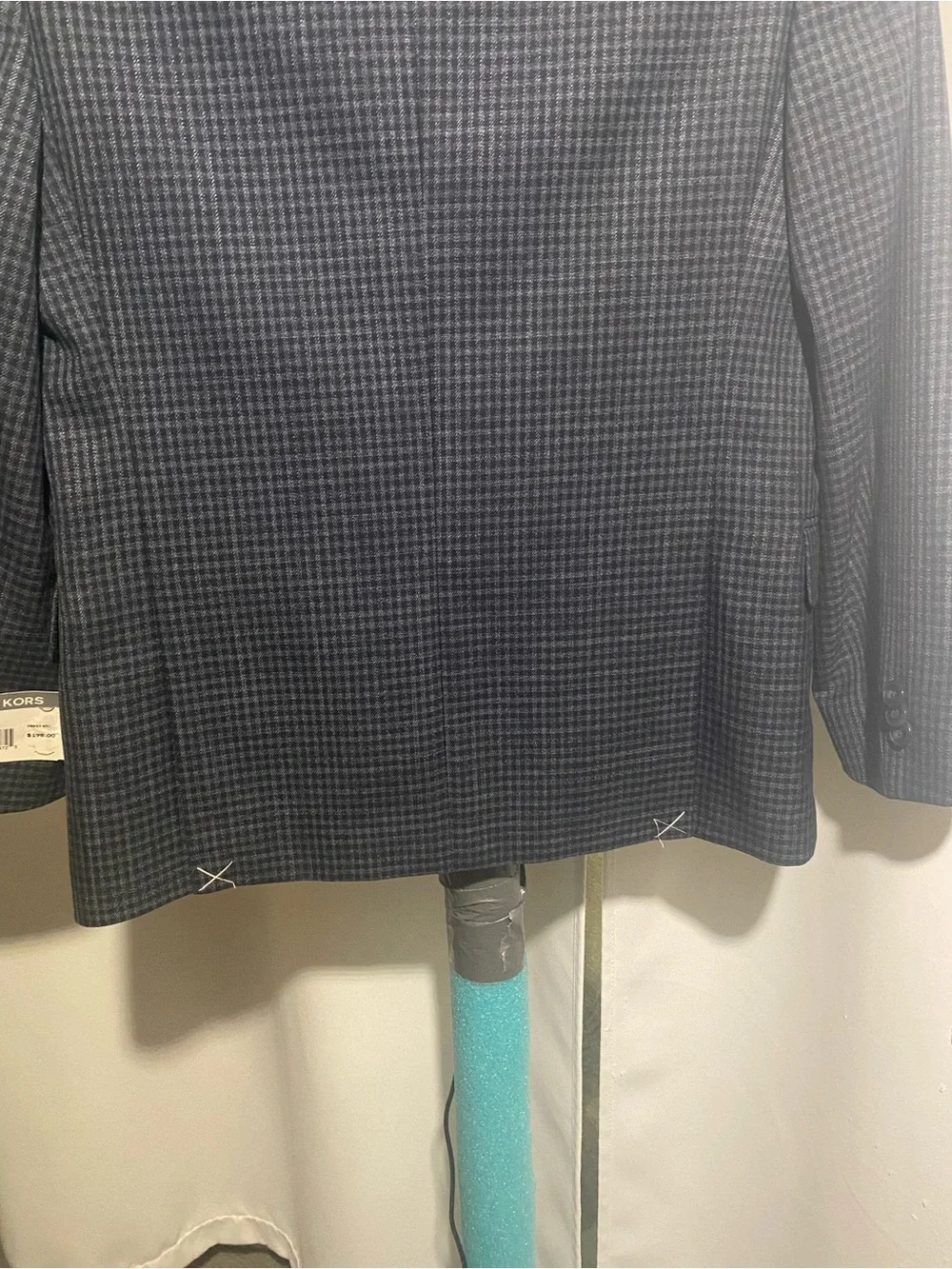Michael Kors Teens Navy Houndstooth Blazer